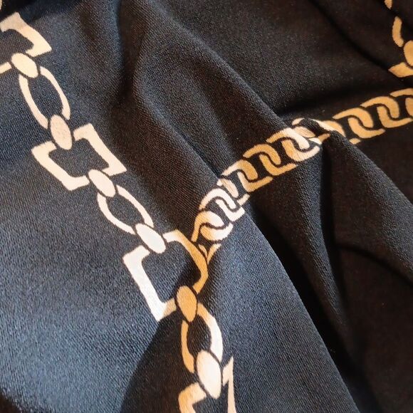 Chico's Soft Knit Dress With Chain Print. Dark Academia , Whimsigoth,  Soft Knit - Picture 9 of 11